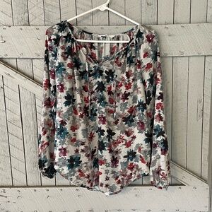 Jack BB Dakota Floral V Neck Top